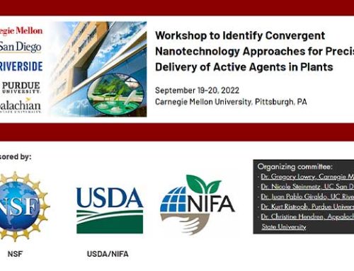 Workshop to Identify Convergent Nanotechnology Approaches for Precision Delivery of Active Agents in Plants